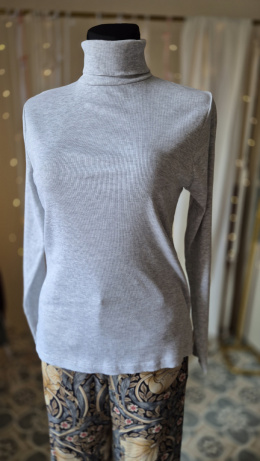 [L/XL] Bawełna basic golf prążek popiel