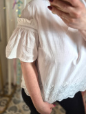 [XL] Bluzka z haftem bawełna