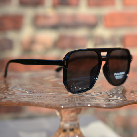 OLDSCHOOL czarne okulary z polaryzacją (unisex) OLDSCHOOL czarne okulary z polaryzacją (unisex)