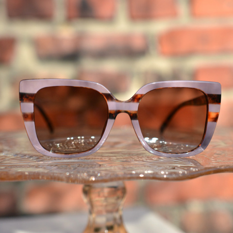 VINTAGE róż/pantera okulary z polaryzacją VINTAGE róż/pantera okulary z polaryzacją