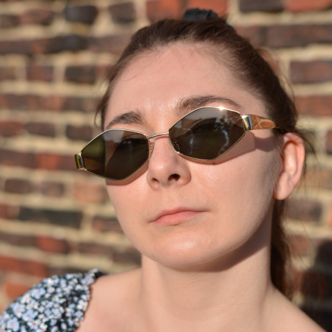 HEKSA zielonkawe szkła okulary z polaryzacją HEKSA zielonkawe szkła okulary z polaryzacją