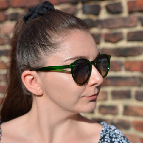 KUJONKI zielone okulary z polaryzacją KUJONKI zielone okulary z polaryzacją