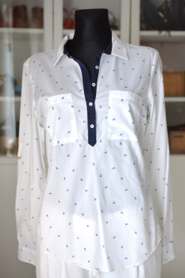 [M/L] Koszula Zara kotwice bawełna