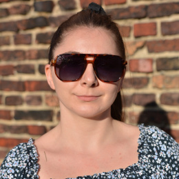 OLDSCHOOL brąz okulary z polaryzacją (unisex)
