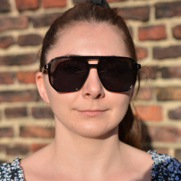 OLDSCHOOL czarne okulary z polaryzacją (unisex)