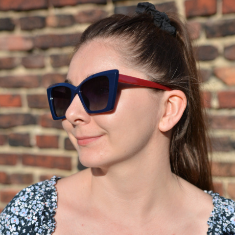 SZPRYCHA granat/bordo okulary z polaryzacją SZPRYCHA granat/bordo okulary z polaryzacją