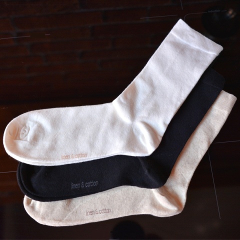 [38-40] LETNIE ZOKI len+bawełna (długie)