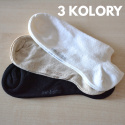 [38-40] 3PAK letnie zoki len+bawełna (stopki)