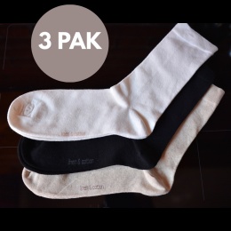 LETNIE ZOKI len+bawełna [38-40] 3PAK (długie)