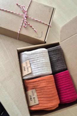 [35-38] ZESTAW Jesieniara 4 pary Fest Ciepłych Zoków - zapakowane na prezent