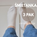 letnie zoki len+bawełna [41-43] 3PAK (stopki)