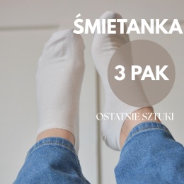 letnie zoki len+bawełna [41-43] 3PAK (stopki)
