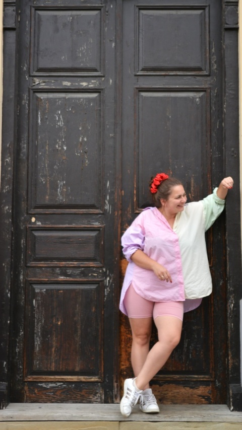 OSTATNIE PARY XL Kokolarki różowe bawełna organiczna GOTS