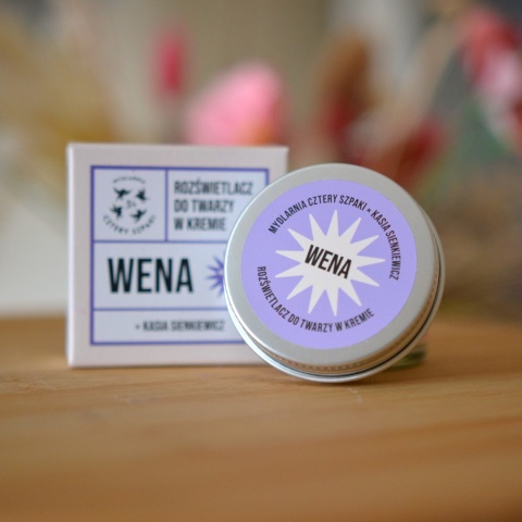 Rozświetlacz do twarzy WENA x Kasia Sienkiewicz 4 SZPAKI