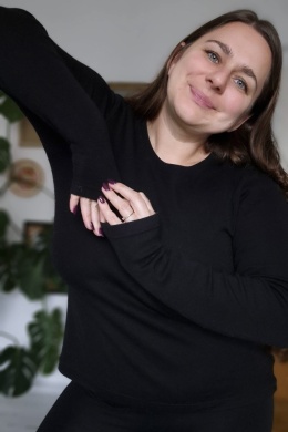 100% wełna merino bluzeczka longsleeve SUPER SOFT (Longisław :)