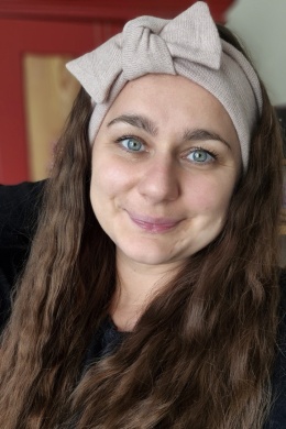 Baby alpaka/yak pudorwa upcykling średnia grubość opaska z kokardką