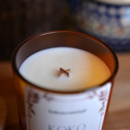 KOKO POWIDŁA ❤ Duża świeca sojowa koko szanel (L)