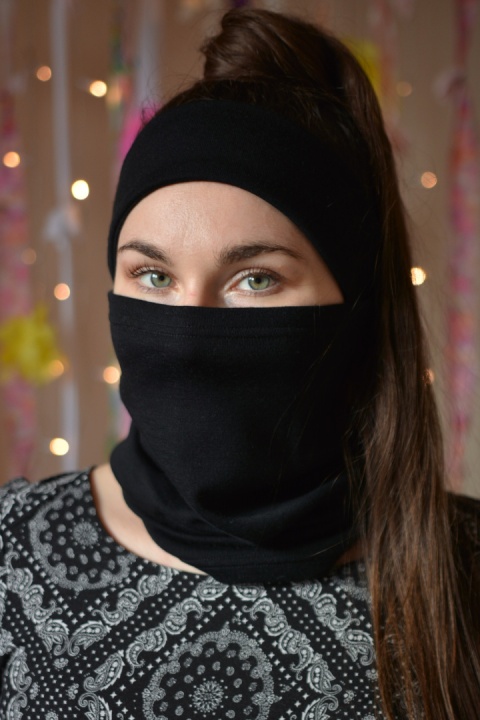 KOMIN wełna merino czarny SUPER SOFT