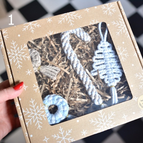 Zestaw zawieszek makramowych Hand Made Pastelove - do wyboru