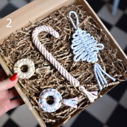 Zestaw zawieszek makramowych Hand Made Pastelove - do wyboru