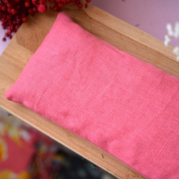 Termofor pestki wiśni ZERO WASTE malinowy len LUVIA