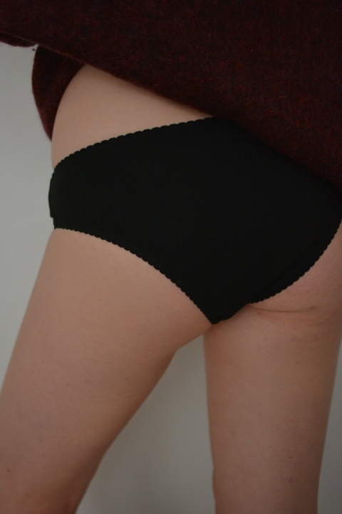 BELLA figi bawełna GOTS PREMIUM czarne