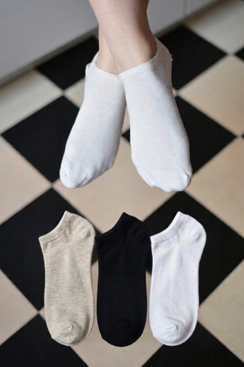 LETNIE ZOKI len+bawełna [35-37] (stopki)