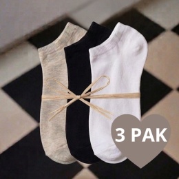 LETNIE ZOKI len+bawełna [41-43] 3PAK (stopki)