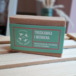 Mydło Peelingujące Truskawka i Werbena 4 Szpaki