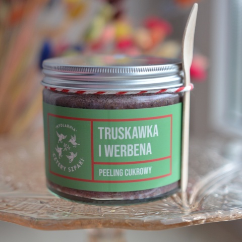 Peeling Truskawka i werbena 4 Szpaki