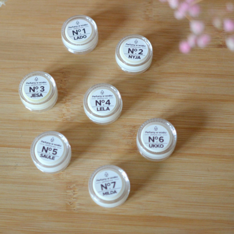 Próbki perfum w wosku Próbki perfum w wosku