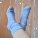 [39-41] Fest Ciepłe Zoki BABY BLUE(wełna jagnięca)