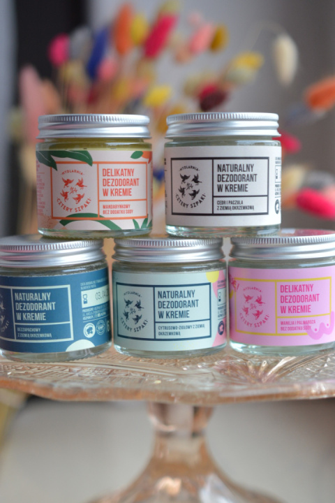 Naturalny dezodorant 4 szpaki BEZZAPACHOWY Naturalny dezodorant 4 szpaki BEZZAPACHOWY