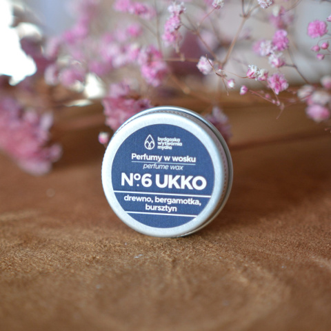 No 6 UKKO Drewno, bergamotka, bursztyn ❤ perfumy w wosku BWM No 6 UKKO Drewno, bergamotka, bursztyn ❤ perfumy w wosku BWM